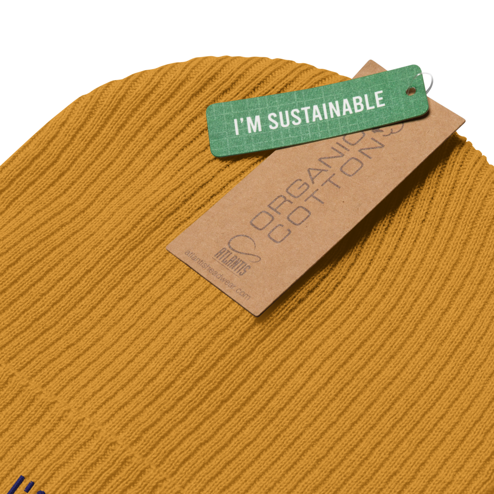 Aloha Winter Organic ribbed beanie